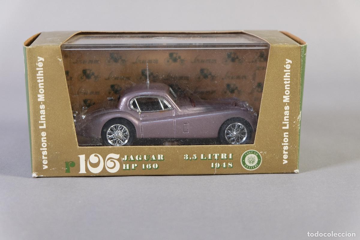 Coches a escala: R&eacute;plica coche Jaguar HP 160 3,5 Litri 1948 Versi&oacute;n Linas-Montlh&eacute;ry - BRUMM escala 1:43 (r106)