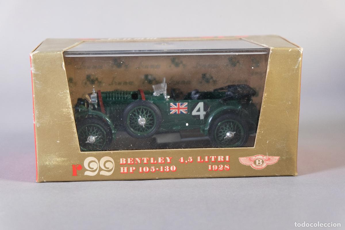 Coches a escala: R&eacute;plica coche Bentley 4,5 Litri HP 105-130 1928 - BRUMM escala 1:43 (r99) - en su caja