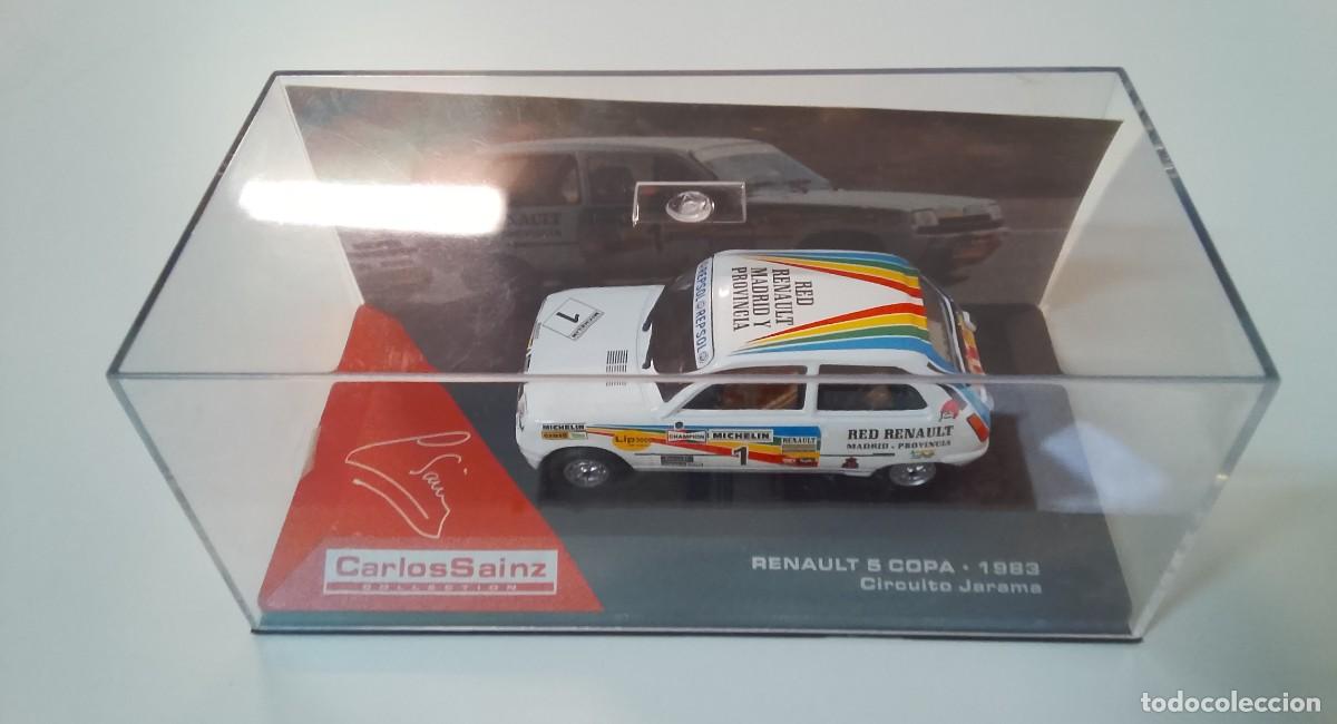 Coches a escala: Coche Renault 5 copa circuito Jarama 1983 altaya Carlos Sainz