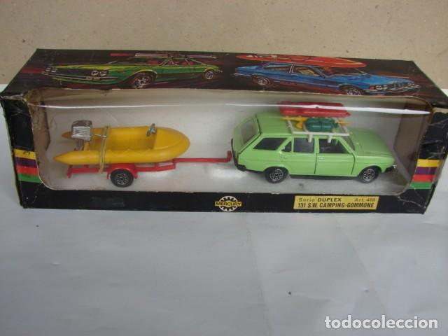Coches a escala: FIAT 131 FAMILIAR CON ZODIAC - SERIE DUPLEX - MERCURY