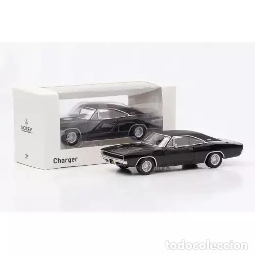 Coches a escala: 1/43 COCHE DODGE CHARGER NEGRO 1:43 NOREV MINIATURA