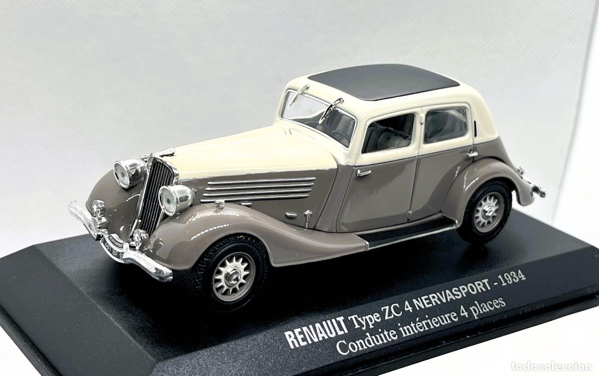 Coches a escala: RENAULT ZC 4 NERVASPORT DE 1934, IXO, ESC.1/43, NUEVO C/CAJA - FLA