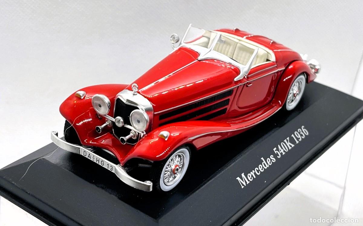 Coches a escala: MERCEDES BENZ 540 K CABRIO DE 1936, IXO, ESC.1/43, NUEVO C/CAJA - FLA