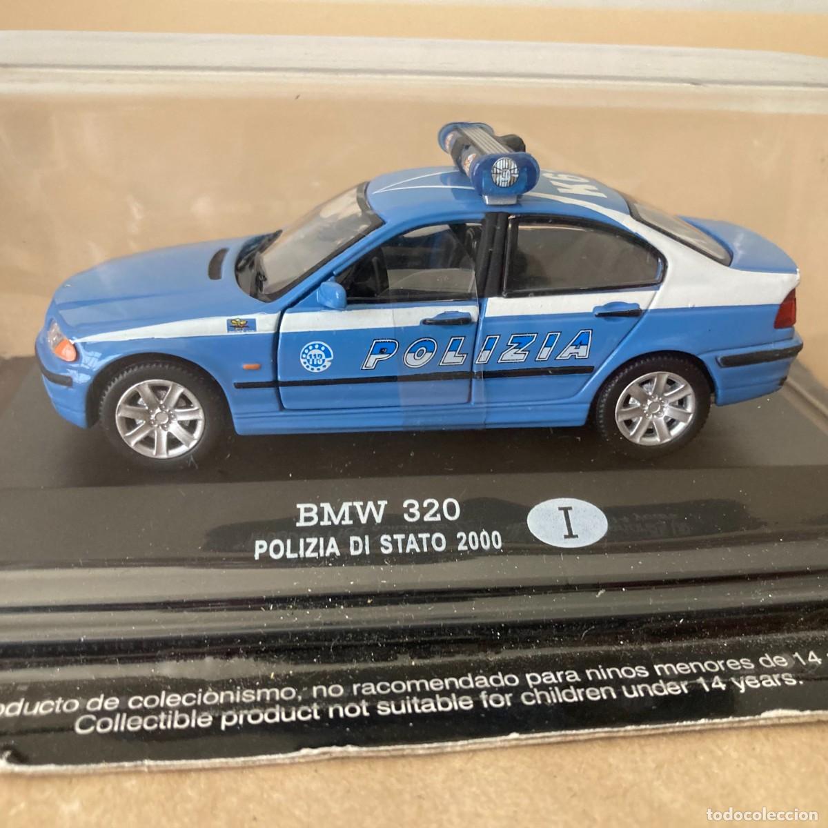 Carros em escala: COCHE COLECCI&Oacute;N POLIC&Iacute;A ITALIA BMW 320 POLIZIA DI STATO 2000 IXO ALTAYA ESCALA 1/43