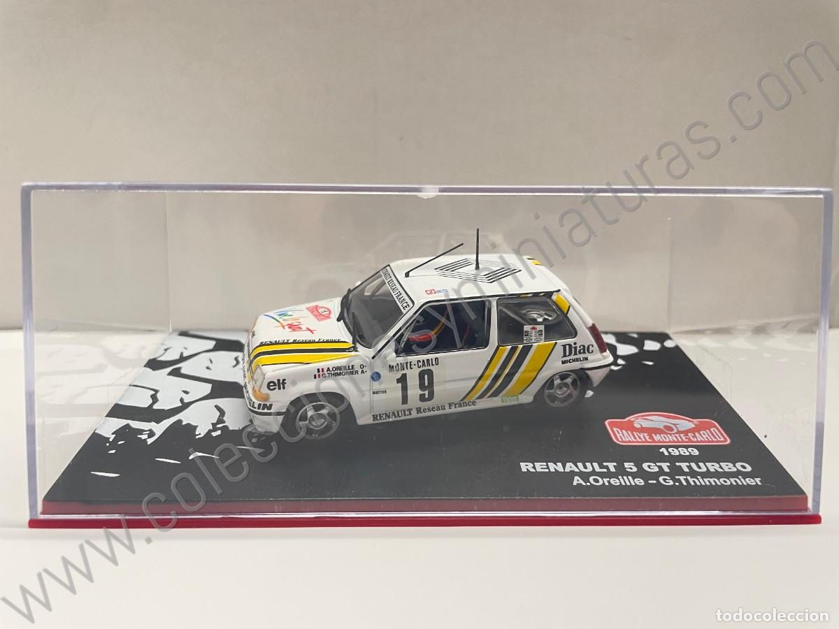 Auto in scala: RENAULT 5 GT TURBO #19 / Rallye de Monte-Carlo, 1989 - A. OREILLE - G. THIMONIER (Escala 1:43) Diac