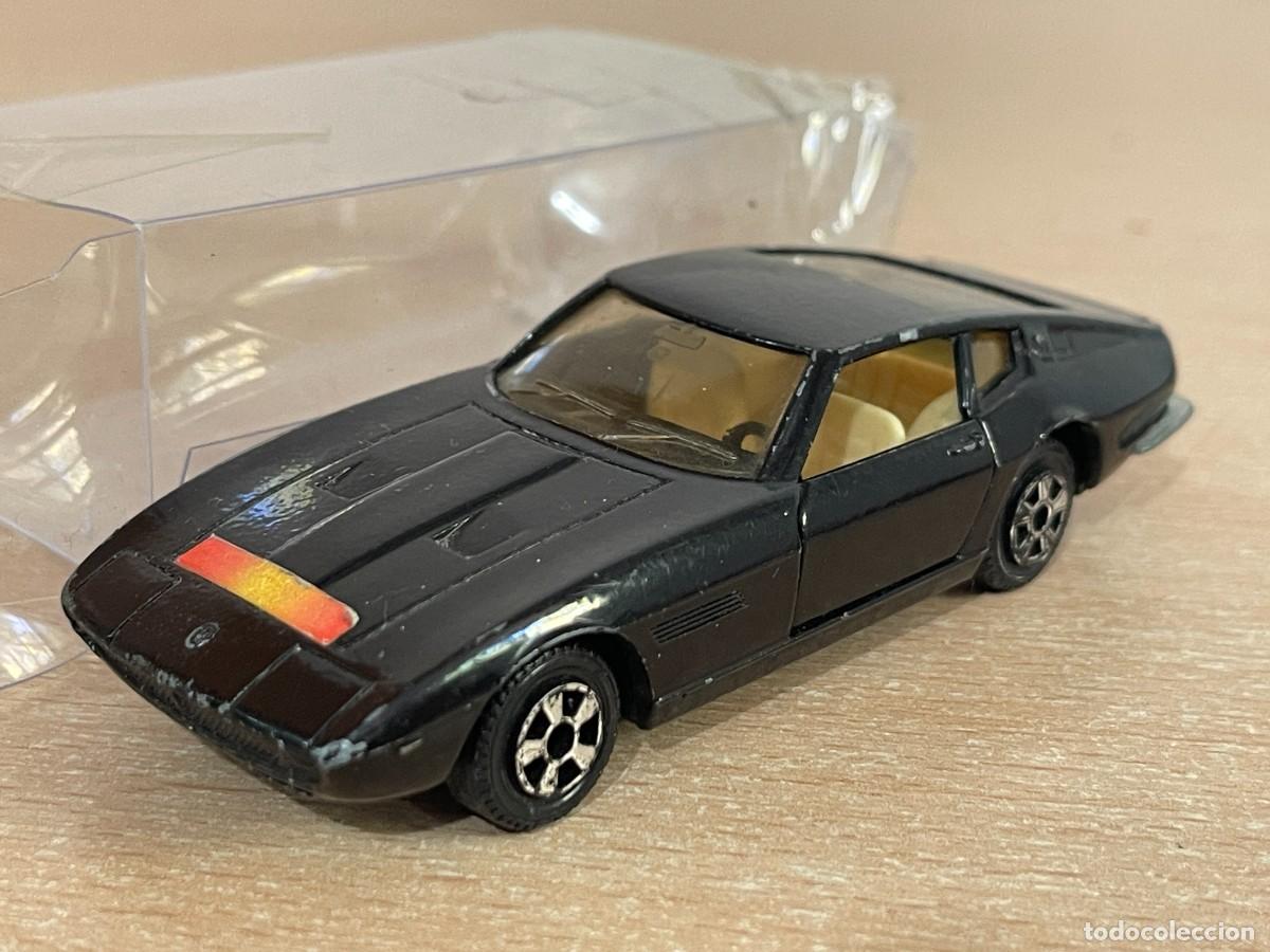 Coches a escala: 1- Guiloy antiguo coche GHIBLI MASERATI negro 1:43 Made in Spain die-cast metal car a&ntilde;os 80 1/43