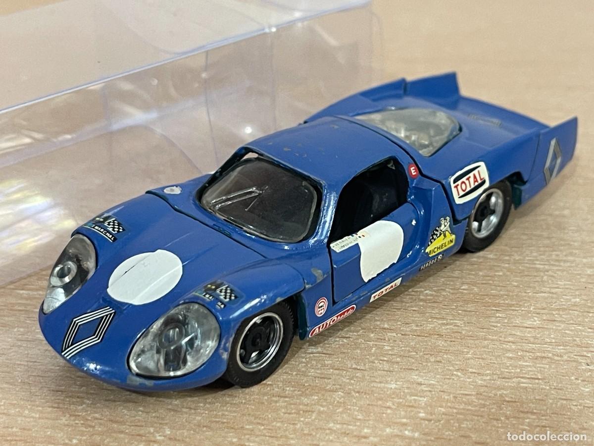 Coches a escala: 14- Norev antiguo coche RENAULT ALPINE A 220 Ref 809 1:43 Made in France die-cast metal a&ntilde;os 70 1/43