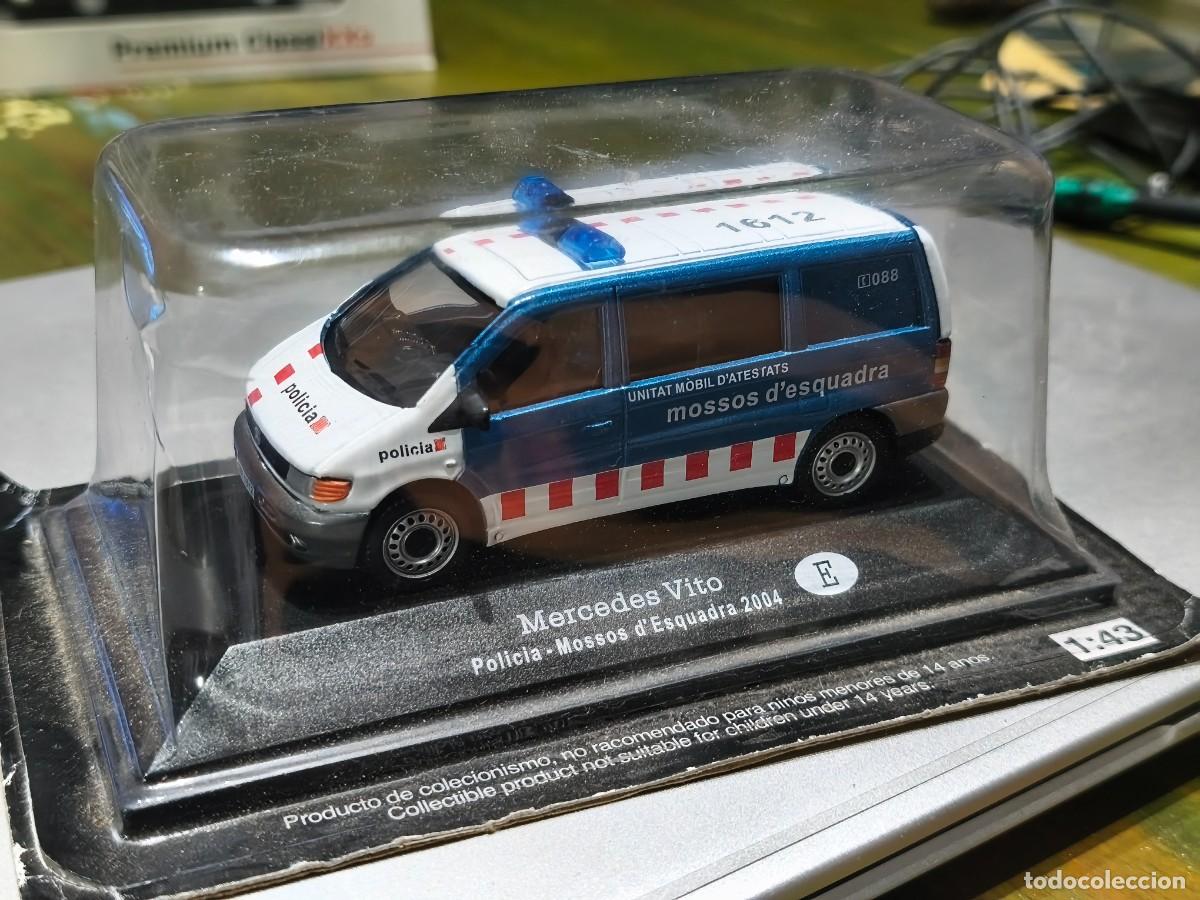 Auto in scala: Mercedes Vito Polic&iacute;a-Mossos d'Esquadra 2004. Escala 1/43. DeAgostini.