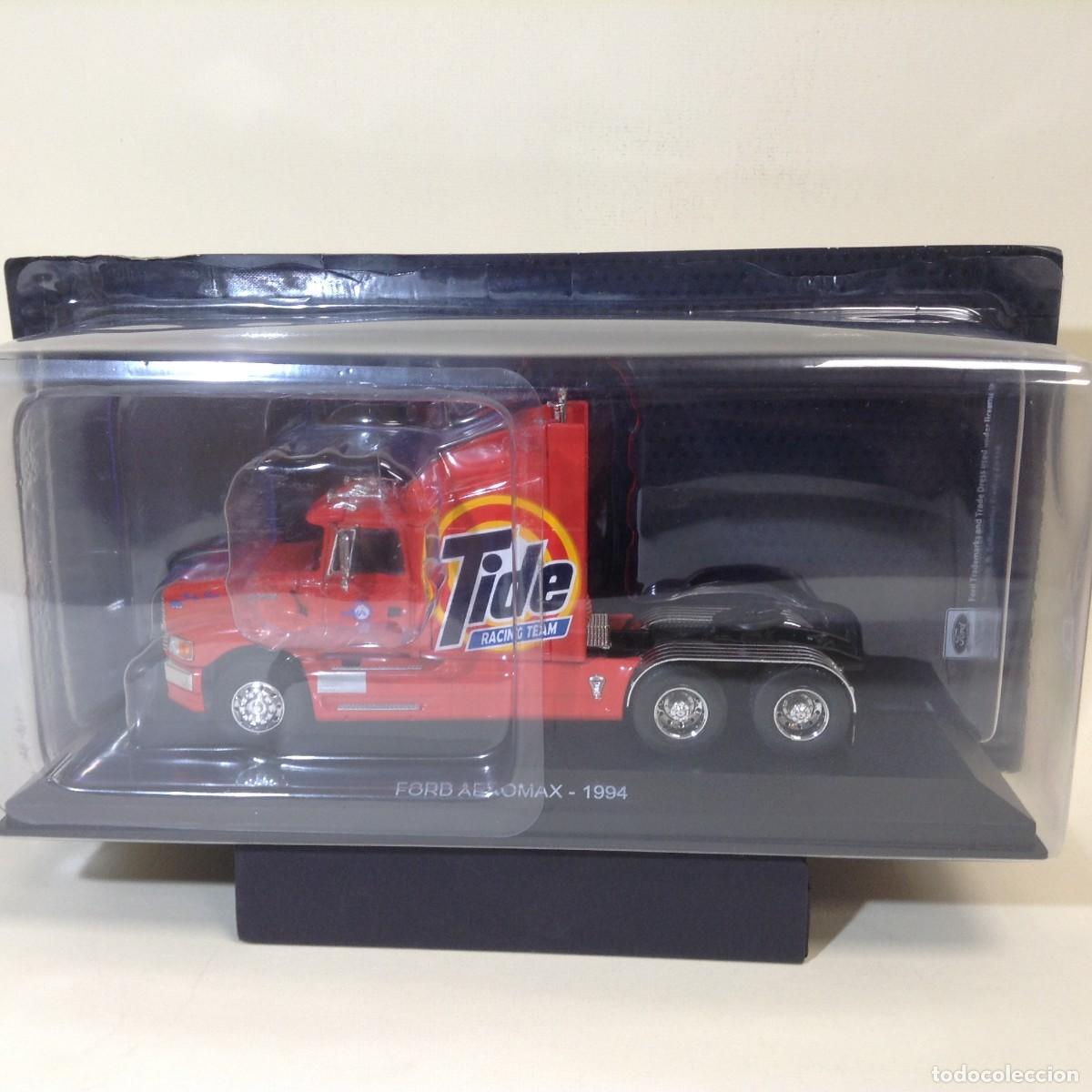 Coches a escala: CAMI&Oacute;N FORD AEROMAX 1994 TIDE RACING TEAM - ESCALA 1:43 **HACHETTE** &iexcl;PRECINTADO!