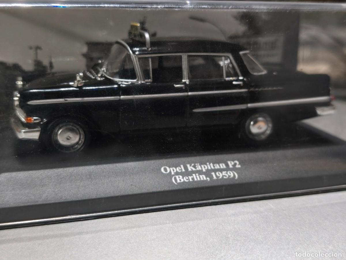 Carros em escala: Opel K&auml;pitan P2 (Taxi Berlin,1959). Escala 1/43. IXO ALTAYA SALVAT