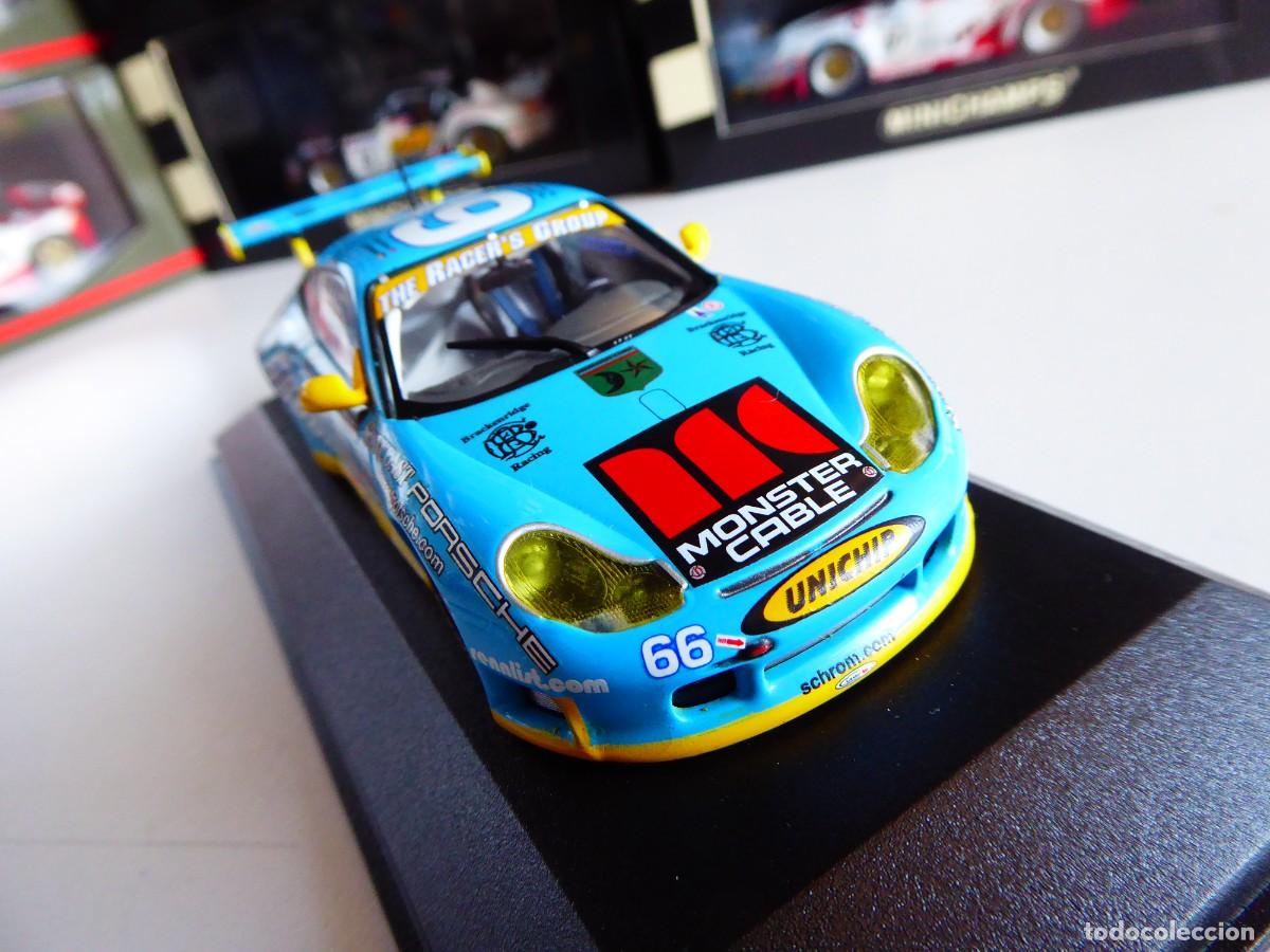 Coches a escala: 1/43 Minichamps Porsche 911 GT3 R Burger King The Racers Group #66 Winner 24H Daytona 2002 Bernhard