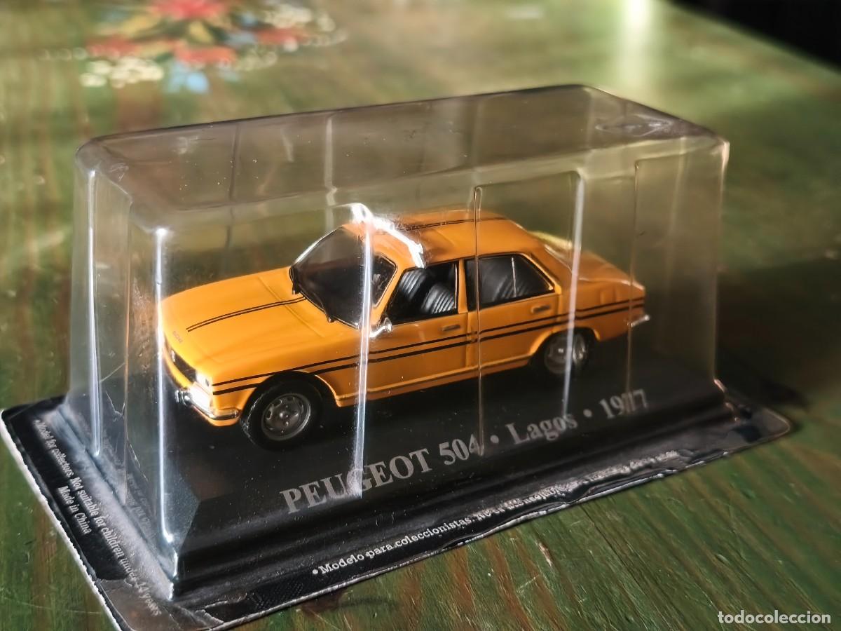 Coches a escala: Peugeot 504 Lagos Taxi (1977). Escala 1/43. Altaya.