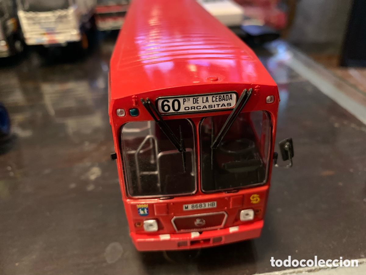 Coches a escala: AUTOBUS PEGASO 6038 EMT MADRID ESCALA 1:43 DE SALVAT