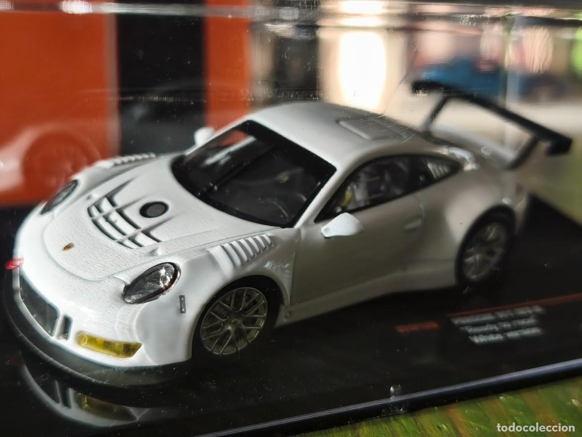Coches a escala: Porsche 911 GT3 R. Ready to Race. White Versi&oacute;n. IXO GTM120