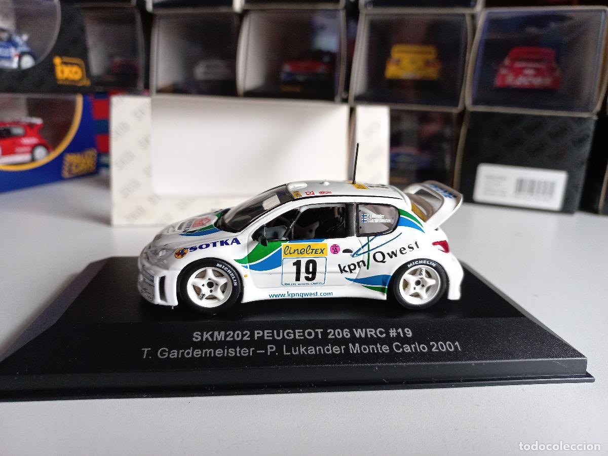 Coches a escala: 1/43 Vitesse Skid Peugeot 206 WRC #19 Sotka Rallye Monte Carlo 2001 Gardemeister