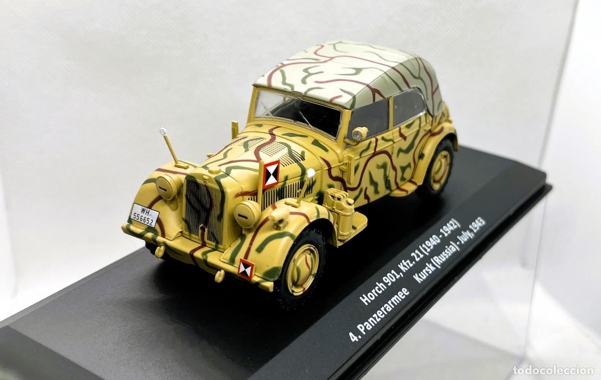 Coches a escala: Coche escala 1/43 Horch 901 Kfz. 21 Altaya, nuevo C/CAJA - FLA