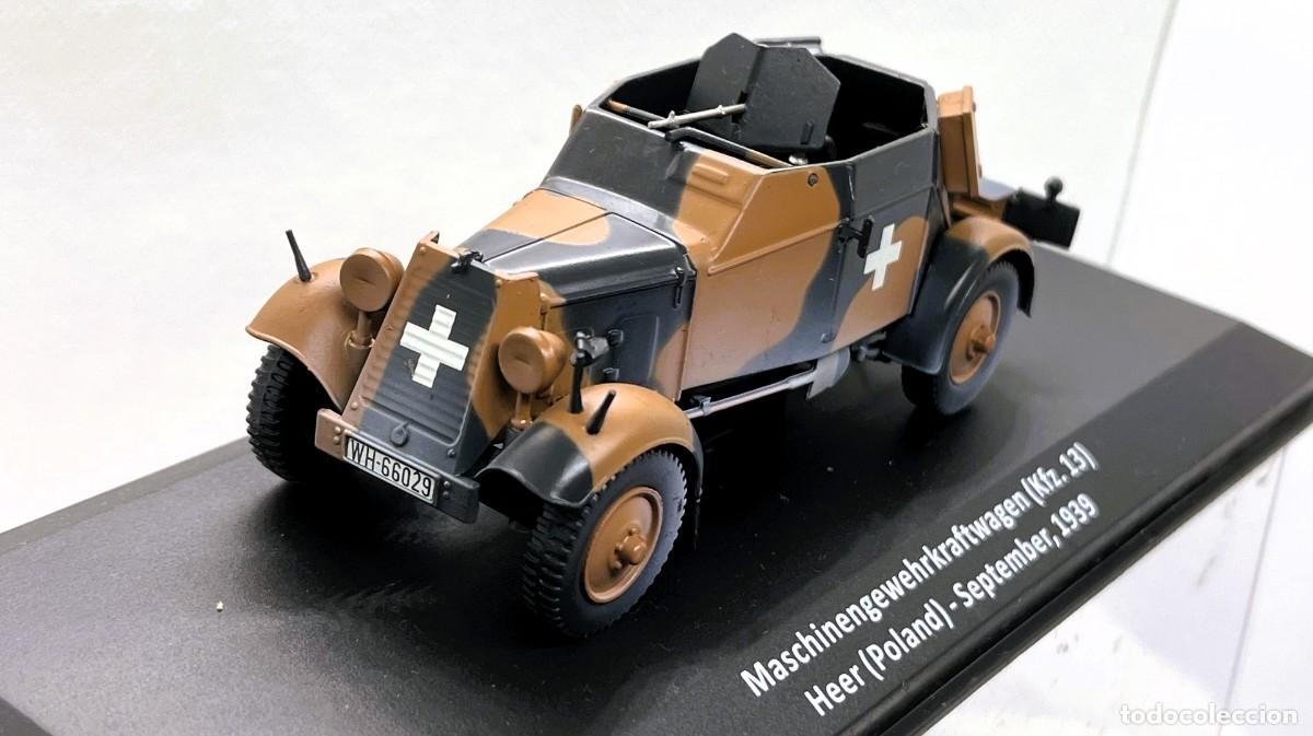 Coches a escala: 1/43 Blindado Ametralladora Kfz.13,Altaya, NUEVO C/CAJA