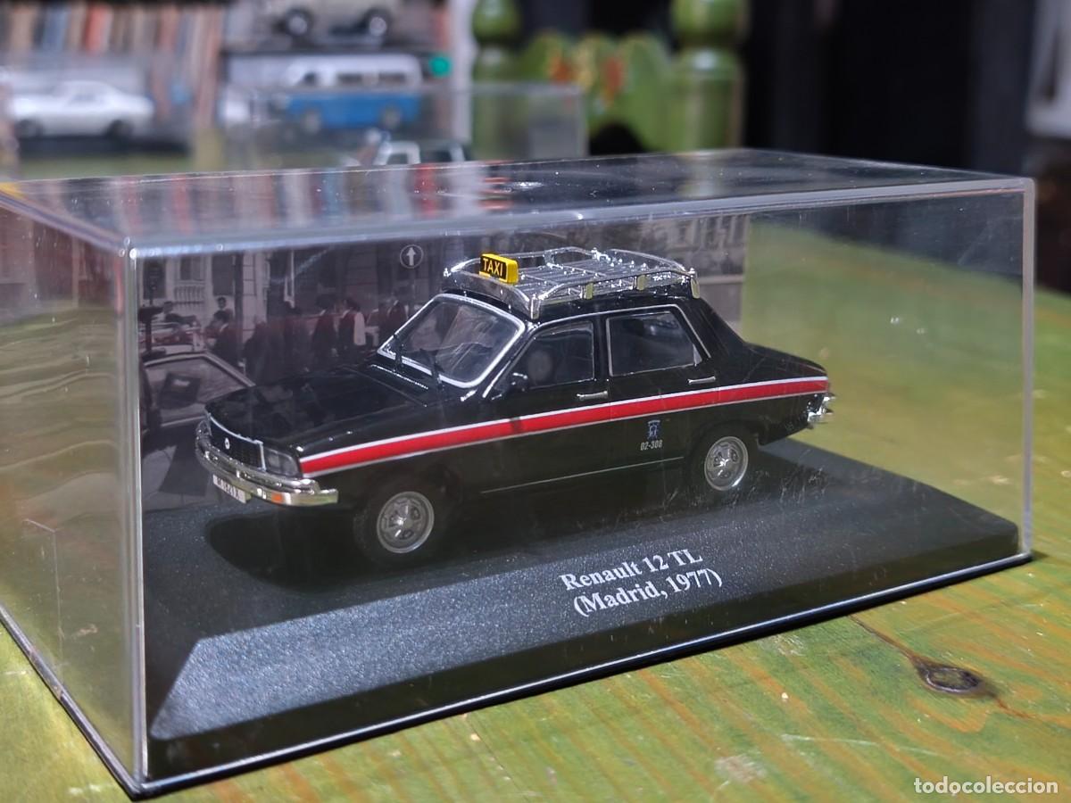 Carros em escala: Renault 12 TL Taxi Madrid (1977). Escala 1/43. Altaya IXO.