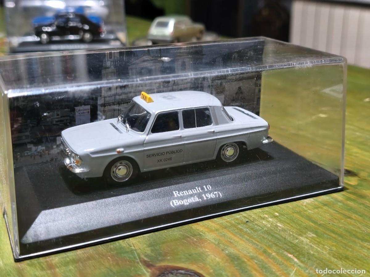 Coches a escala: Renault 10 Taxi Bogot&aacute; (1967).Escala 1/43. IXO Altaya.