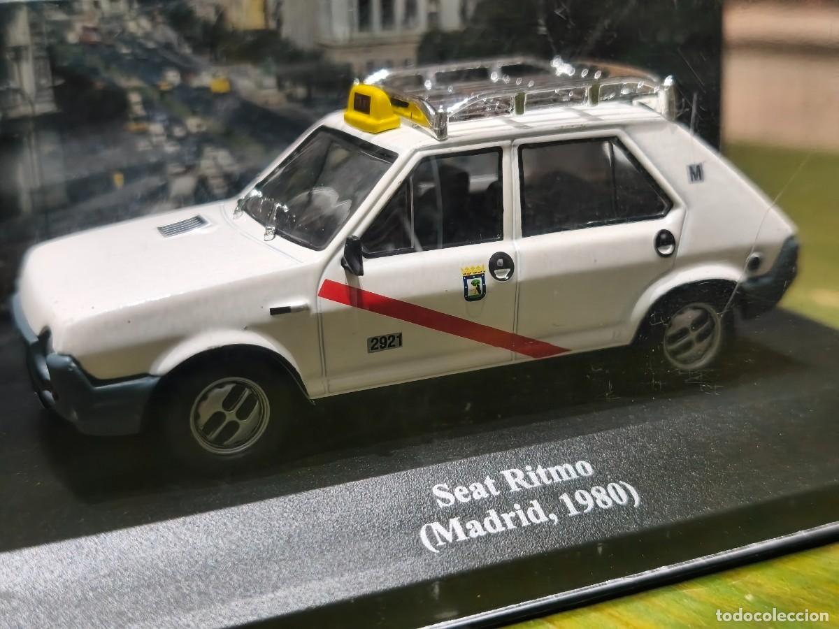 Coches a escala: Seat Ritmo Taxi Madrid (1980). Escala 1/43. Altaya.