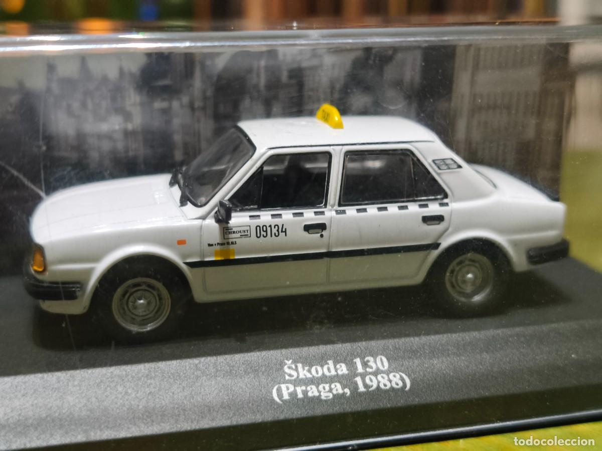 Coches a escala: &Scaron;koda 130 Praga Taxi (1988) Escala 1/43. Altaya.