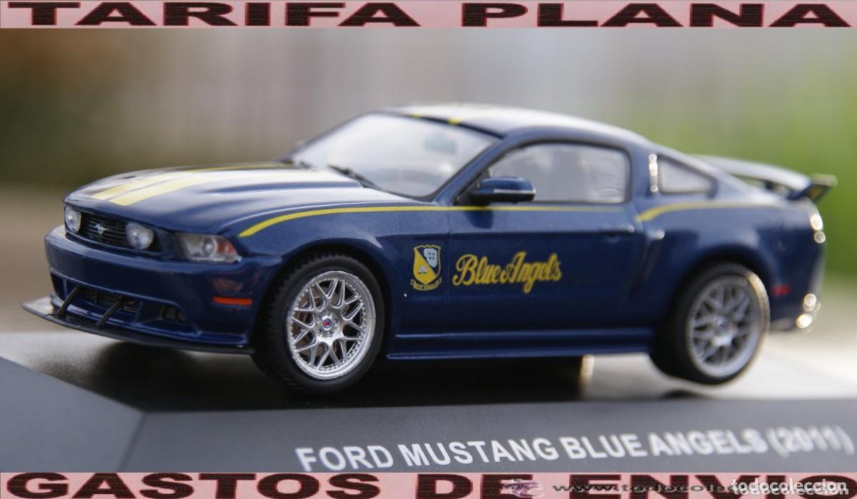 Coches a escala: FORD MUSTANG BLUE ANGELS 2011 ESCALA 1:43 DE ALTAYA EN CAJA