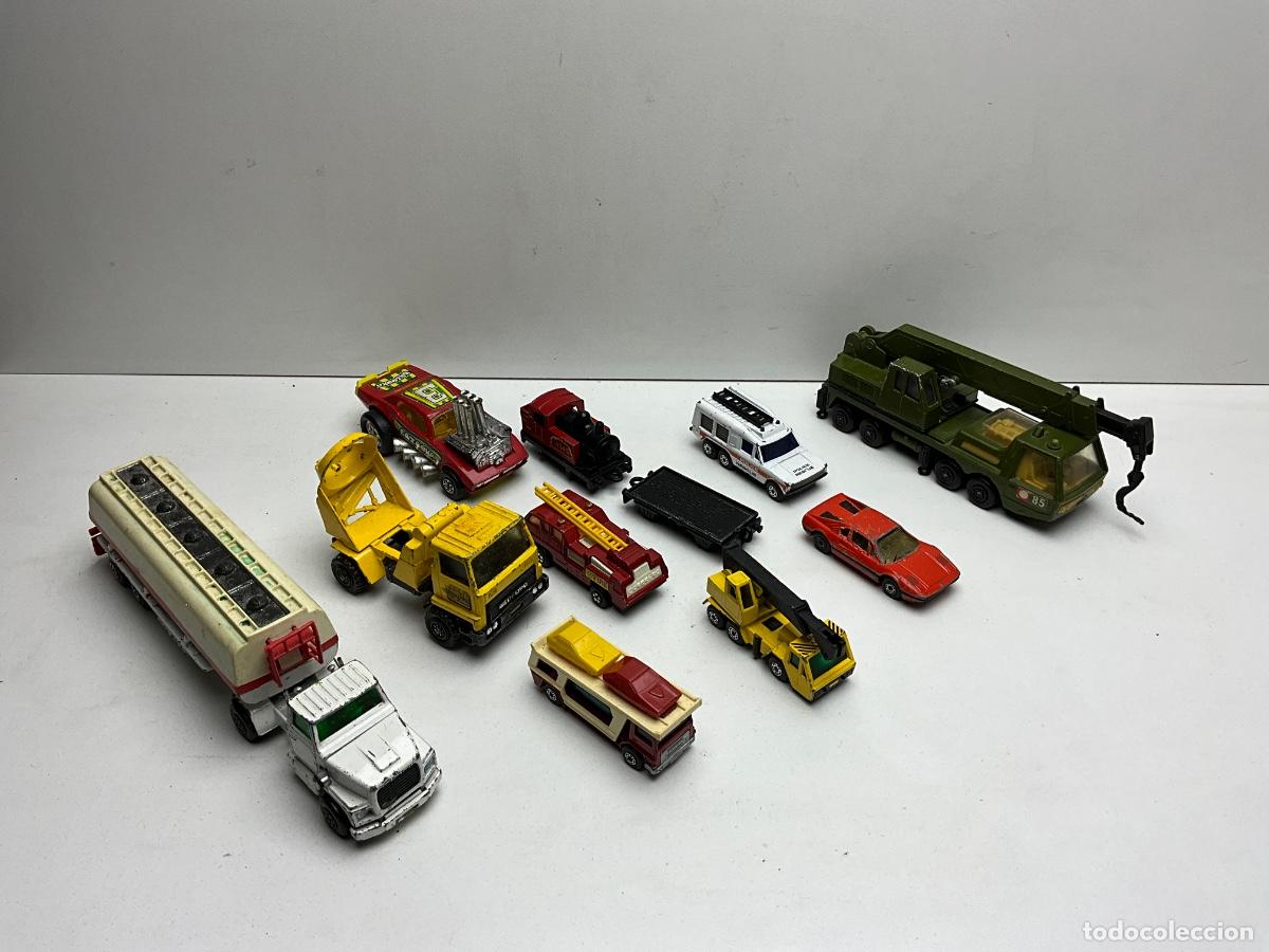 Coches a escala: LOTE DESGUACE O REPARACION-COCHES DE COLECCION - MATCHBOX - LOTE 2 - DIFERENTES EPOCAS-MIRAR FOTOS