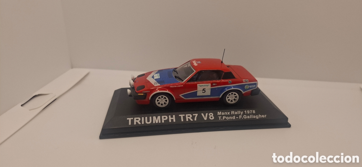 Coches a escala: TRIUMPH TR7 V8 MANX RALLY 1978 T.POND F.CALLAGHER 1/43