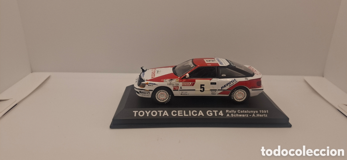 Coches a escala: TOYOTA CELICA GT4 RALLY CATALUNYA 1991 1:43 A.SCHWARZ-A.HERZ