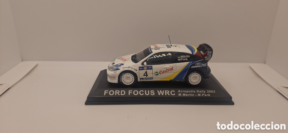 Coches a escala: FORD FOCUS WRC ACROPOLIS RALLY 2003 M. MARTIN -M PARK. 1:43