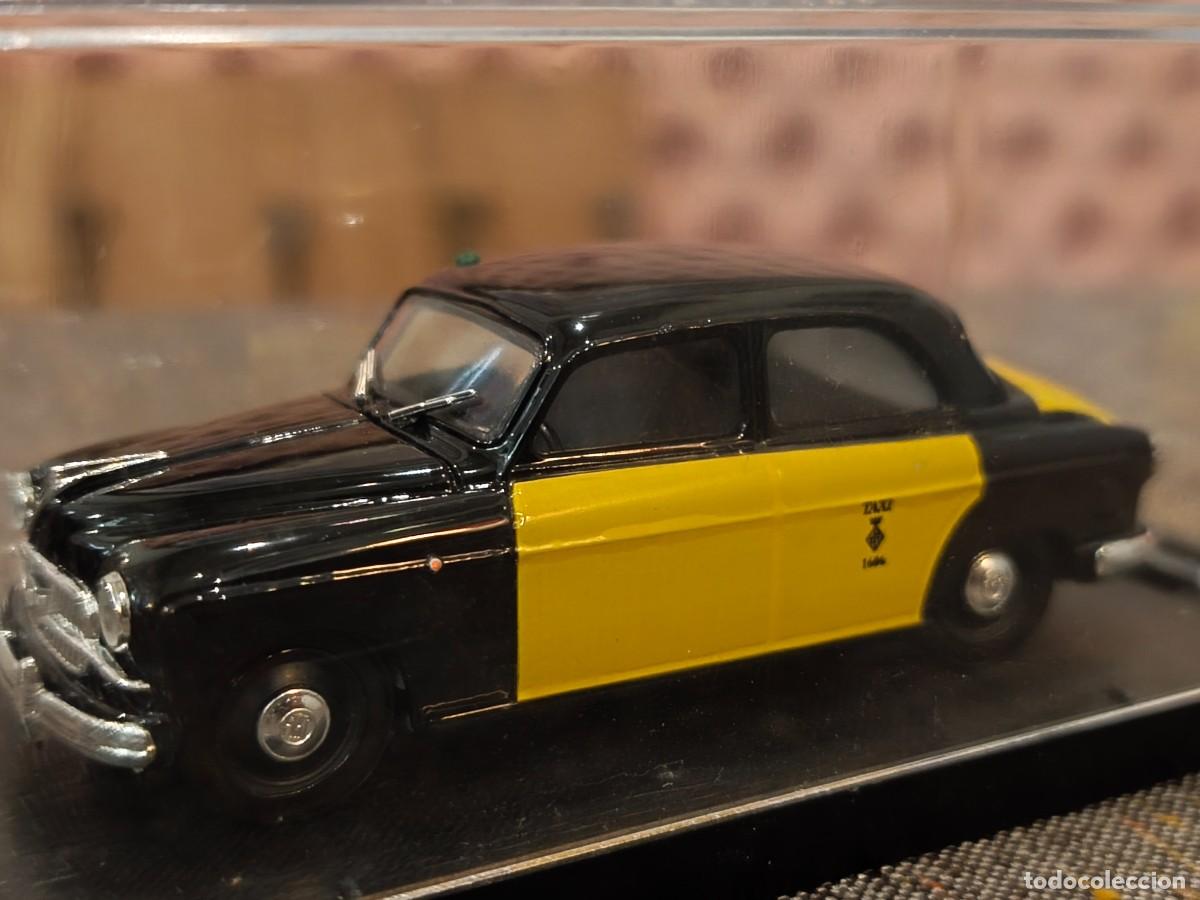 Coches a escala: Seat 1400B Taxi de Barcelona (1956). Escala 1/43. Brumm R216B