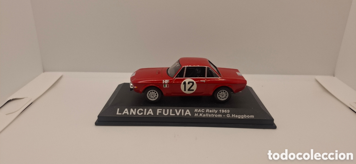Coches a escala: LANCIA FULVIA RAC RALLY 1969 - H.KALLSTROM - G. HAGGBOM - COCHE ESCALA 1:43
