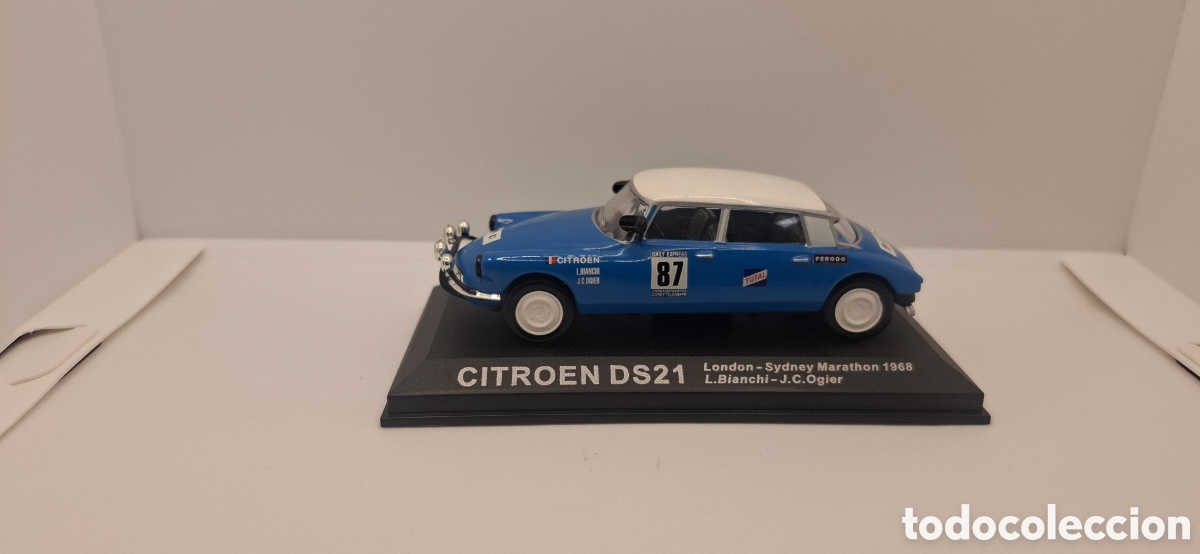 Coches a escala: CITROEN DS21 London - Sydney Marathon 1968 L. Bianchi - J.C. Ogier 1:43