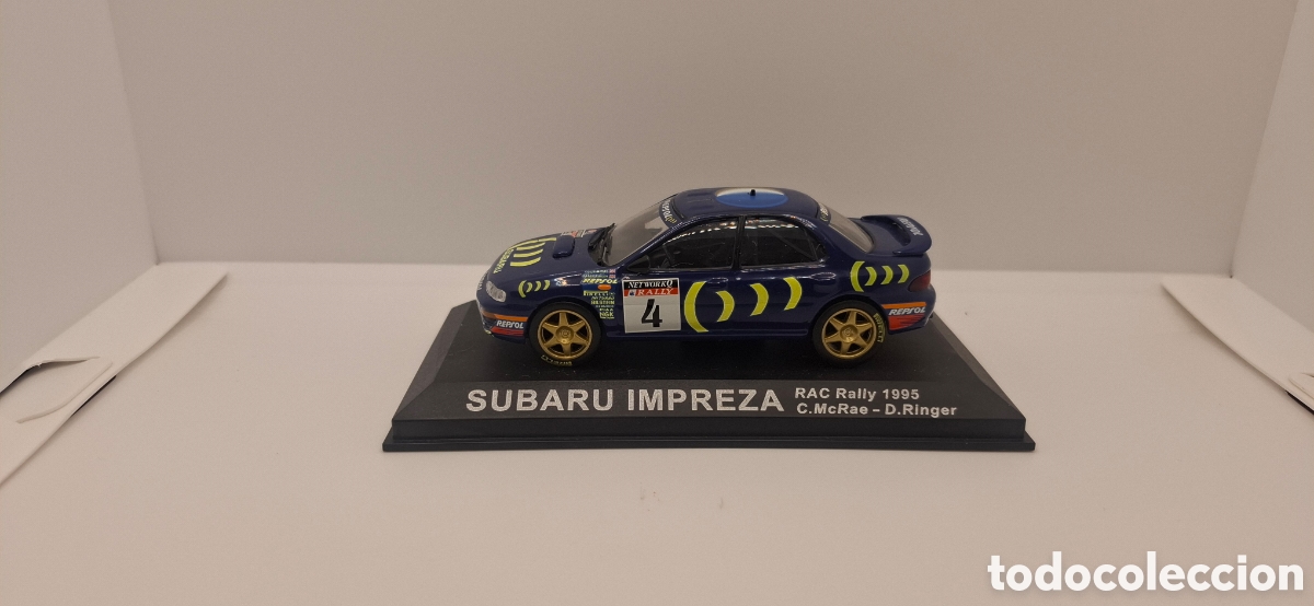 Coches a escala: SUBARU IMPREZA RAC Rally 1995 C.McRae D.Ringer 1:43