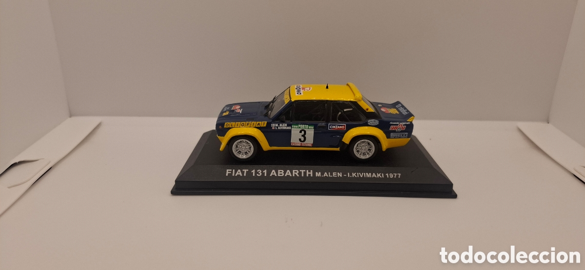 Coches a escala: FIAT 131 ABARTH M ALEN I KIVIMAKI 1977 1:43