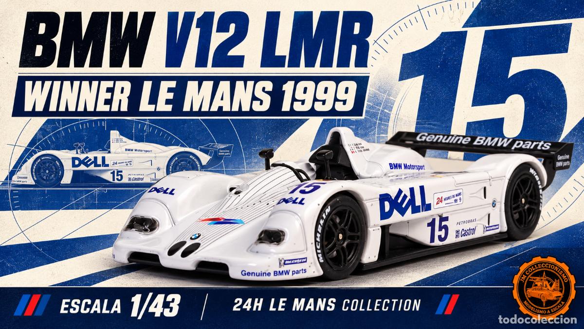 Coches a escala: BMW S70 V12 LMR Winner Le Mans 1999