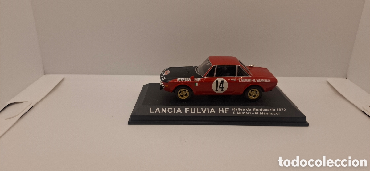 Coches a escala: LANCIA FULVIA HF RALLYE MONTECARLO 1972 S.MUNARI M.MANNUCCI 1/43