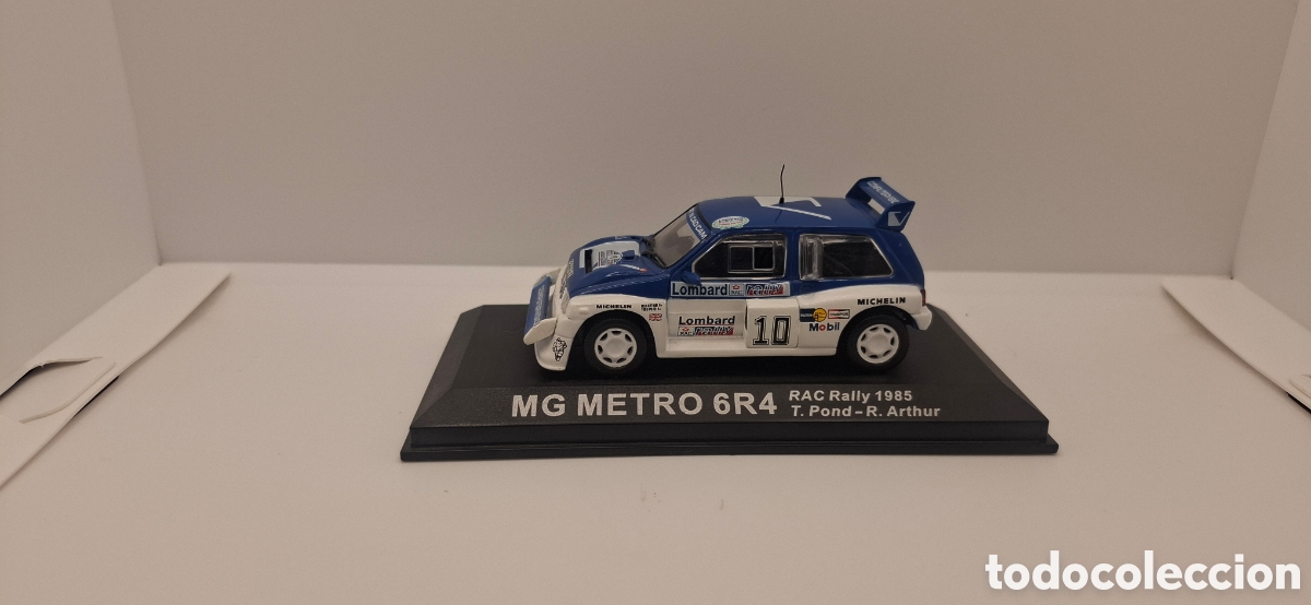 Coches a escala: MG METRO 6R4 1985 RAC RALLY, T.PONT- R. ARTHUR 1:43