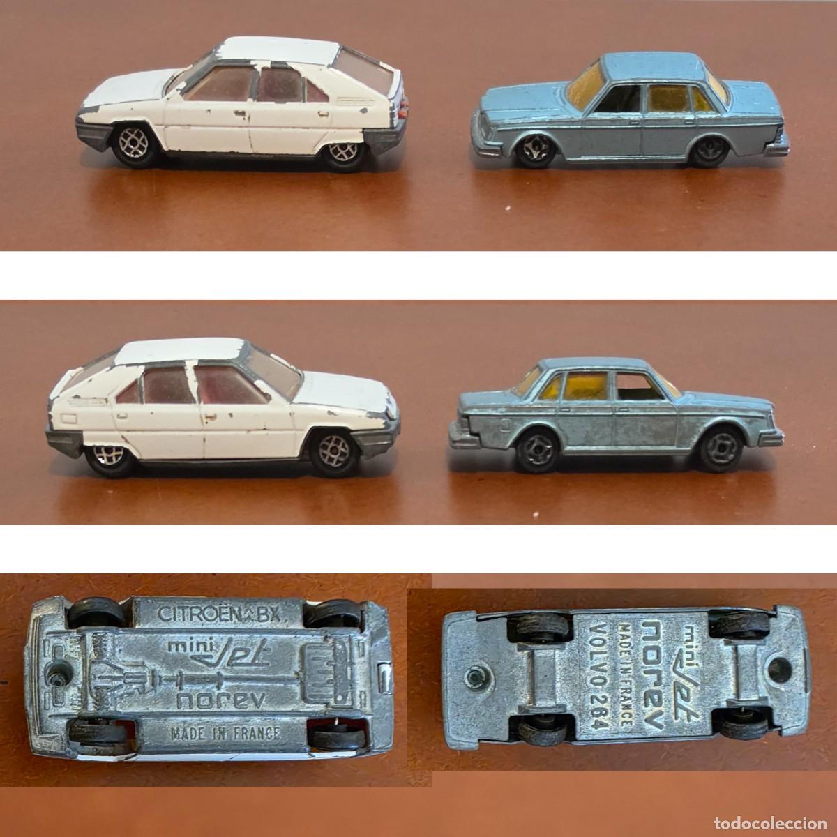 Coches a escala: Citro&euml;n BX & Volvo 264 &middot; MINI JET NOREV &middot; Escala 1/64 (Para restauraciones)