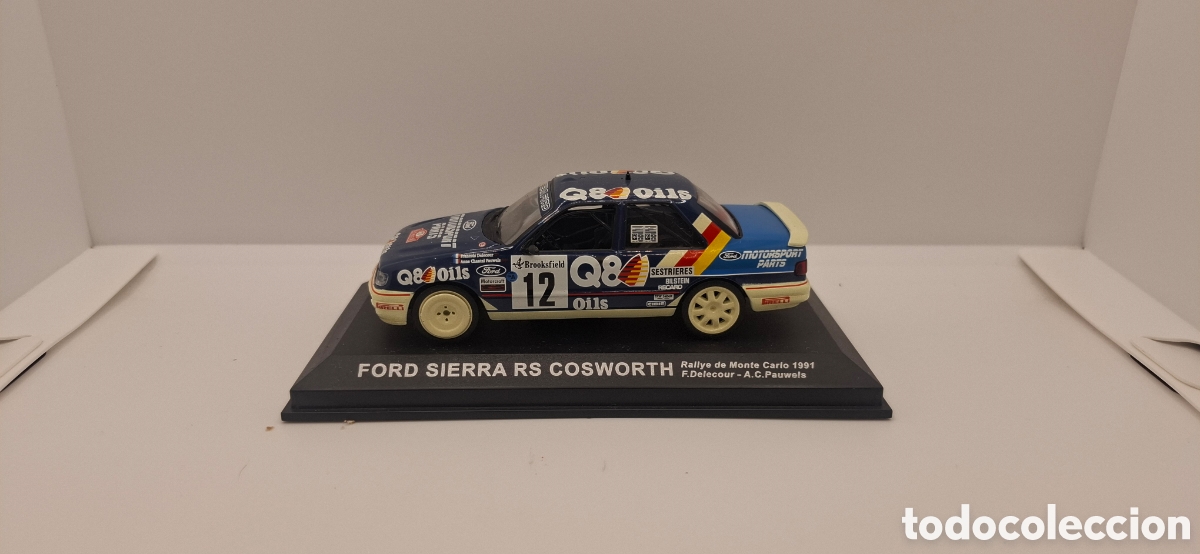 Coches a escala: FORD SIERRA RS COSWORTH RALLY MONTE-CARLO 1991 F.DELECOUR A.C.PAUWELS 1:43