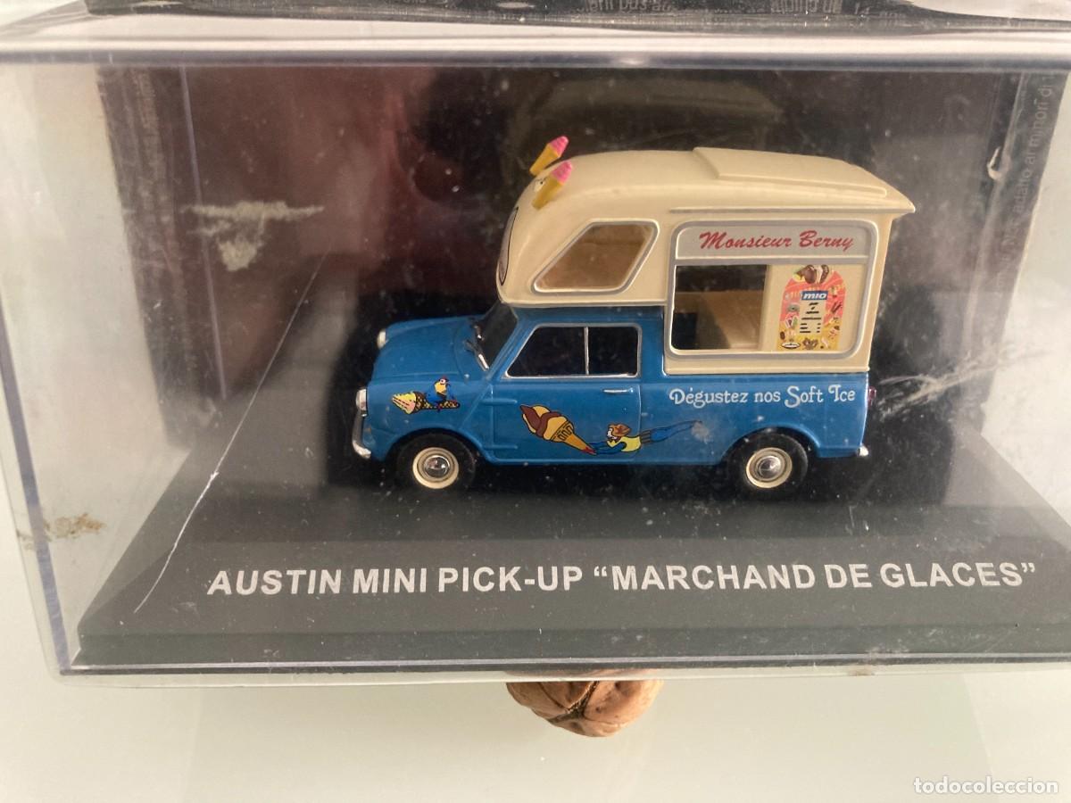 Coches a escala: S1/43, MINI, AUSTIN MINI PICK-UP &rdquo;MERCHAN DE GLACES&rdquo; MONSIER BERNY, 1968