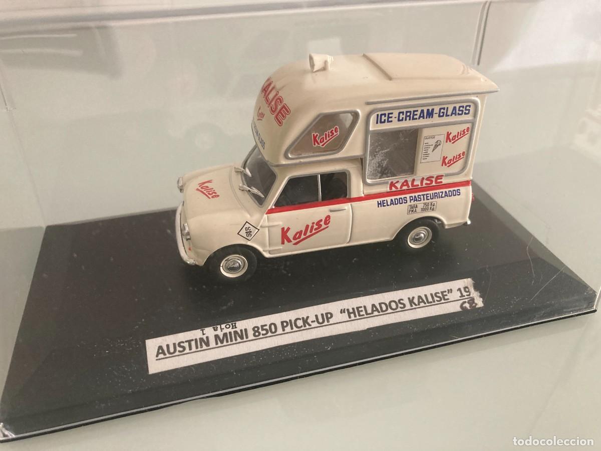 Coches a escala: S1/43, MINI, AUSTIN MINI 850 PICK-UP &rdquo; ICE CREAM-GLASS KALISE&rdquo;, HELADOS KALISE, GRAN CANARIA 1968