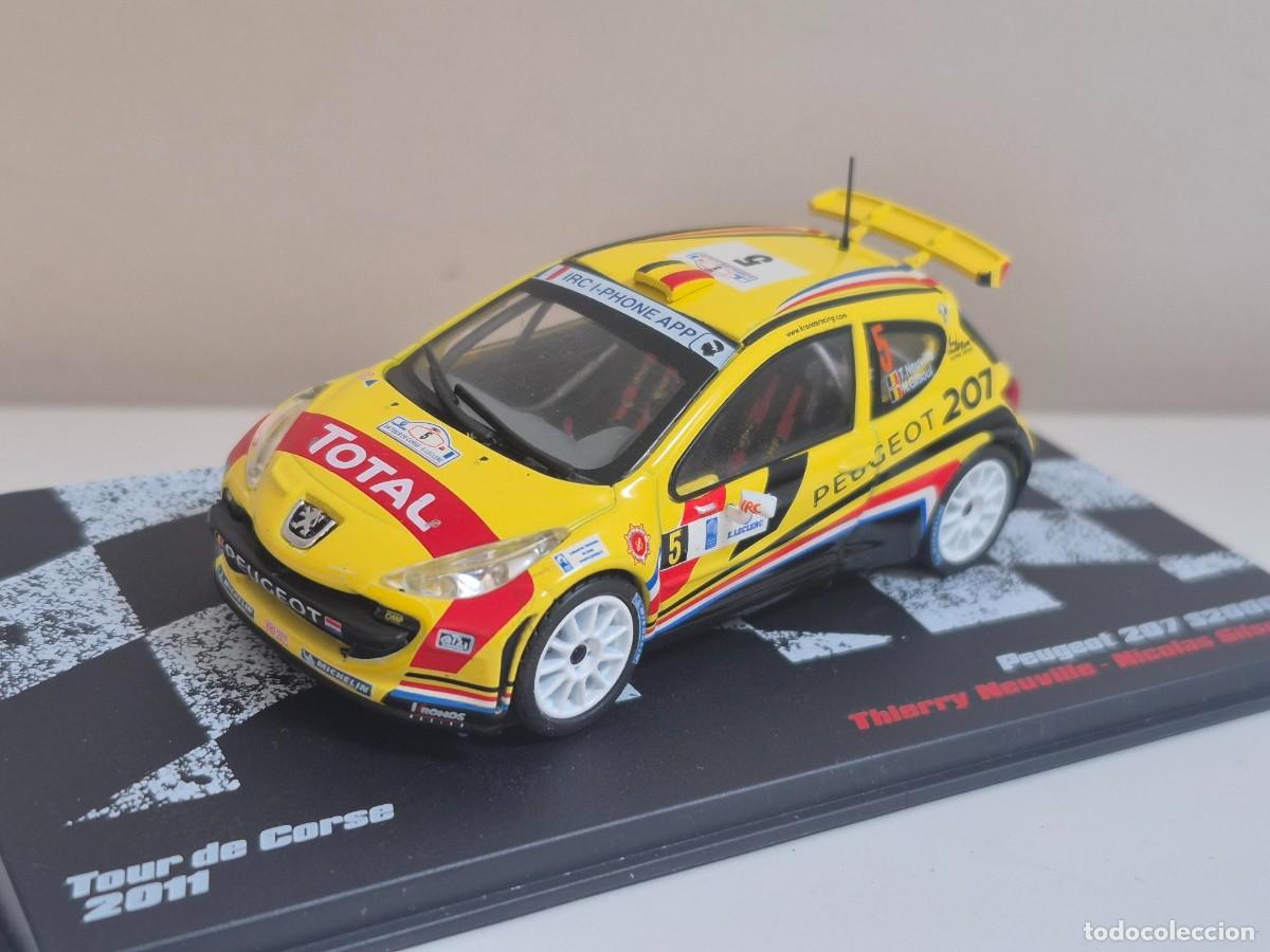 Coches a escala: 1/43 COCHE PEUGEOT 207 S2000 RALLY TOUR CORSE 2011 NEUVILLE GILSOUL RALLYE 1:43