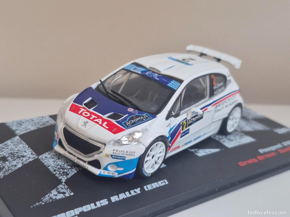 Coches a escala: 1/43 COCHE PEUGEOT 208 T16 GANADOR ACROPOLIS RALLY 2014 BREEN MARTIN 1:43 RALLYE