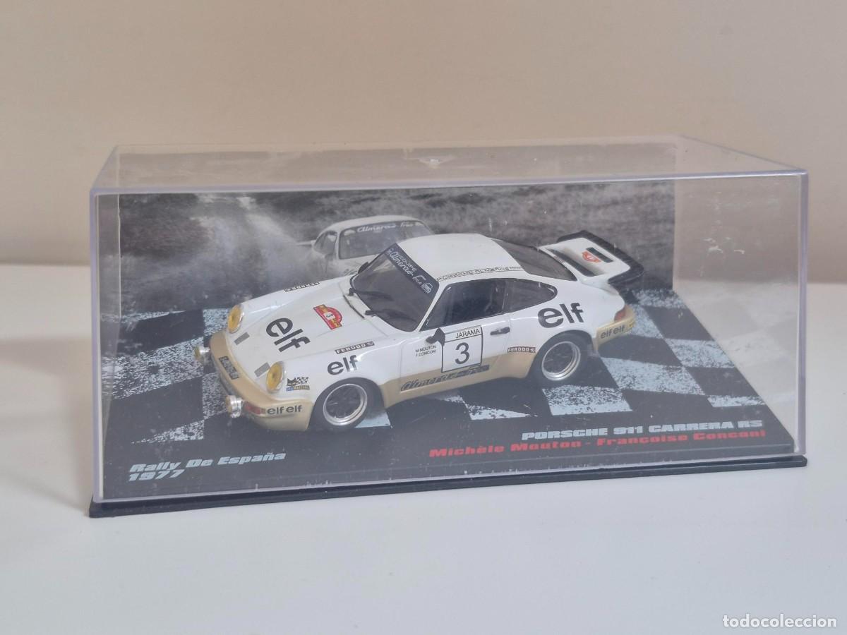 Coches a escala: 1/43 COCHE PORSCHE 911 CARRERA RS CAMPEON RALLY ESPA&Ntilde;A 1977 MOUTON CONCONI RALLYE 1:43 ALTAYA