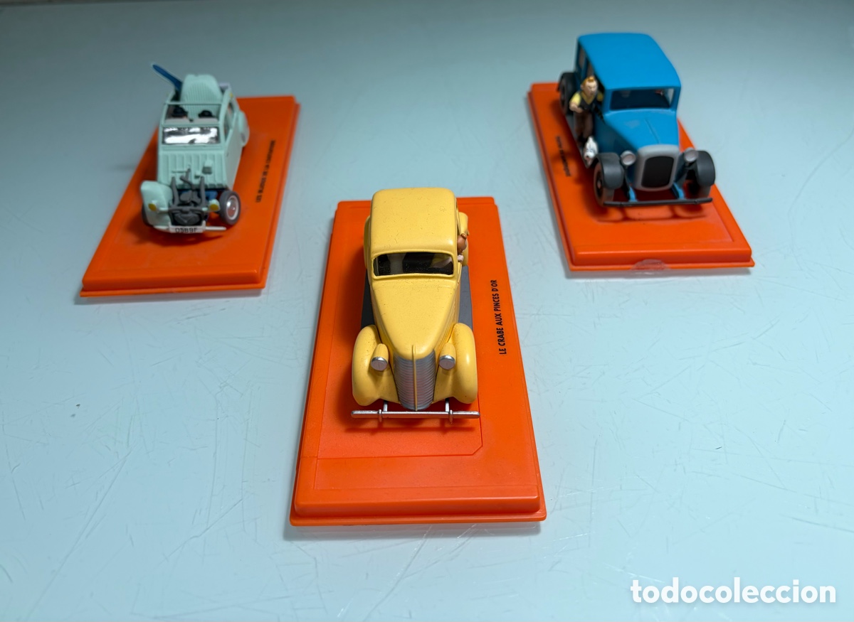 Coches a escala: Coches de coleccion Tint&iacute;n. Escala 1/43