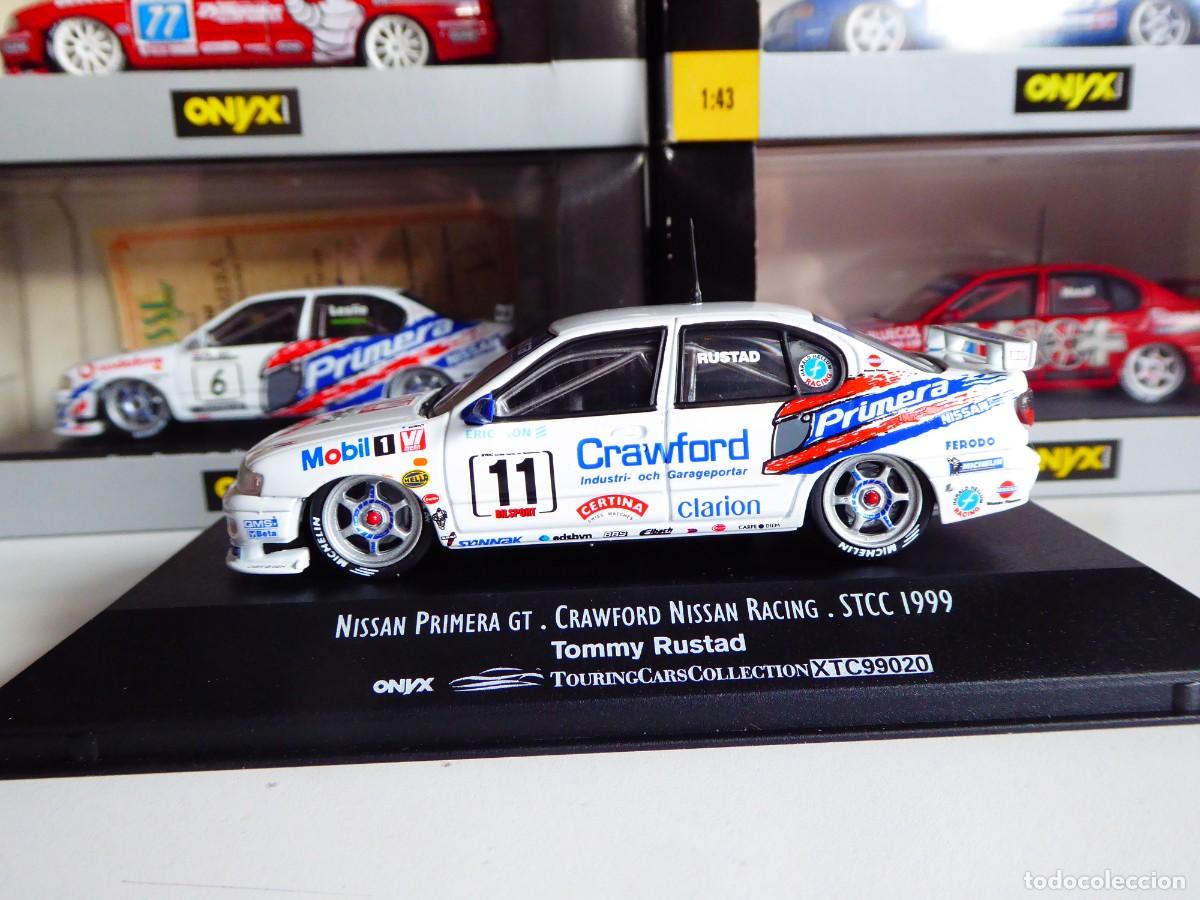 Coches a escala: 1/43 Vitesse Onyx Nissan Primera GT Crawford Nissan Racing #11 STCC 1999 Rustad