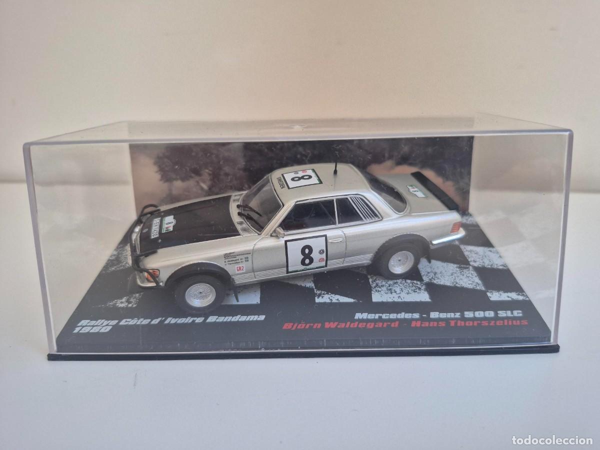 Coches a escala: 1/43 Coche Mercedes Benz 500 SLC Rallye Cote Ivoire Bandama 1980 Waldegard Thorszelius 1:43 Rally