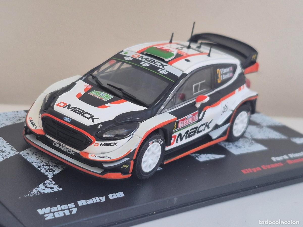 Coches a escala: 1/43 Coche Ford Fiesta WRC Wales Rally GB 2017 Rallye Gales Evans Barritt 1:43 Rally