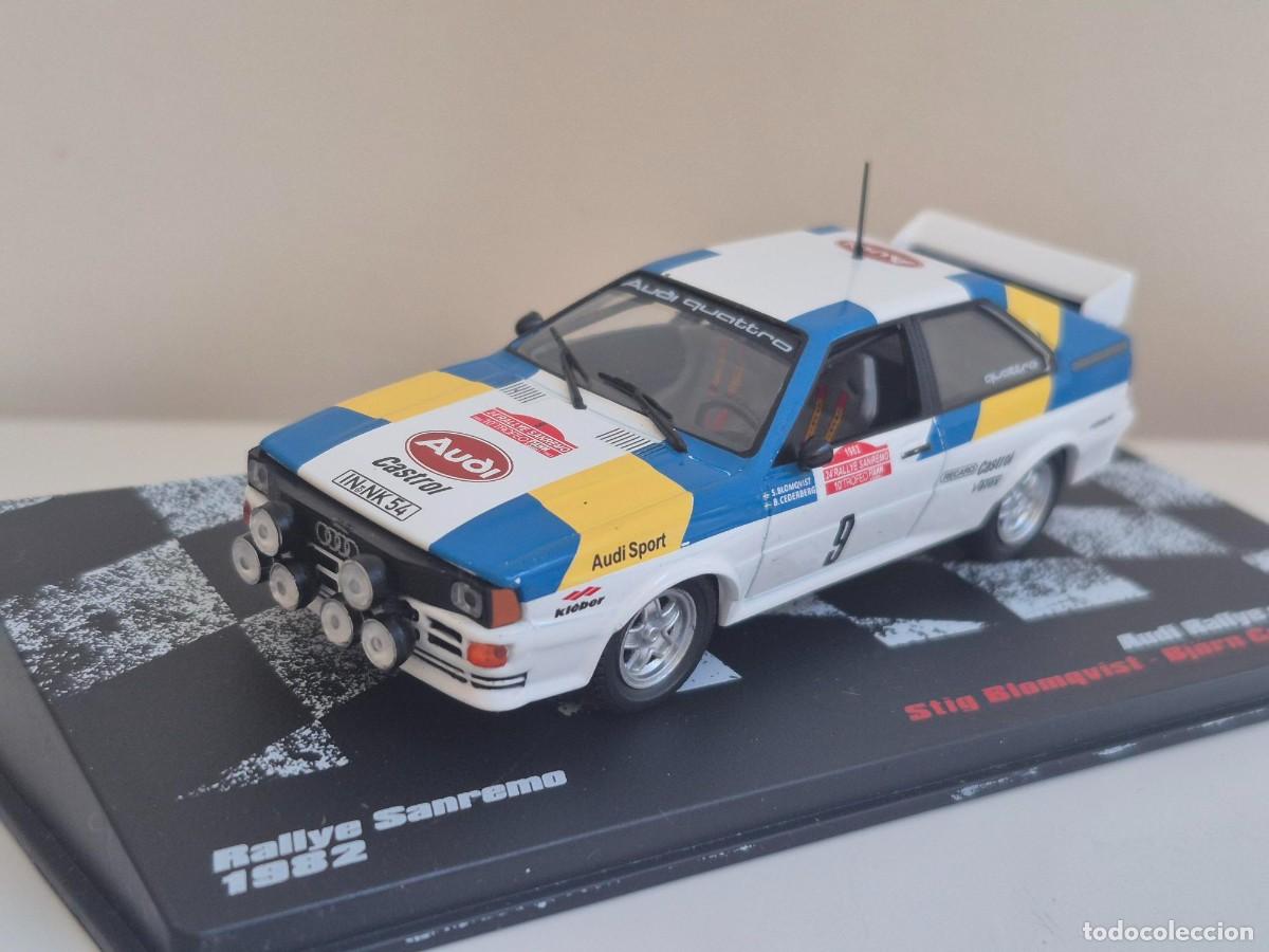 Coches a escala: 1/43 Coche Audi Rallye Quattro San Remo Sanremo 1982 Blomqvist Cederberg ixo Rally 1:43